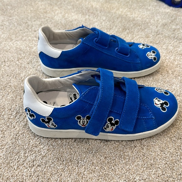 Disney Blue Master of Arts Mickey Mouse shoes Boys US size 2.5 - Picture 5 of 8